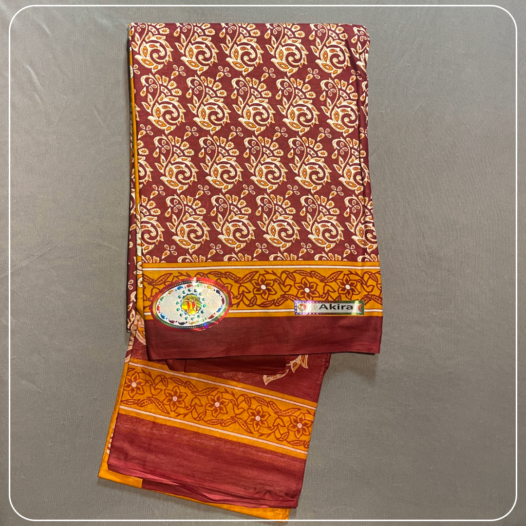 Pure Cotton Red Printed Cotton with Kalamkari Prints Dress Material