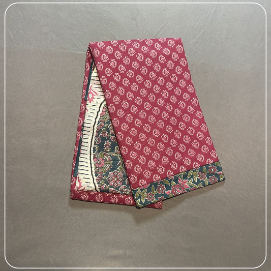Pink Simple Butta Handloom cotton with all over design