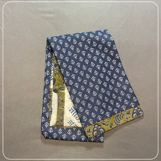 Blue Simple Butta Handloom cotton with all over design