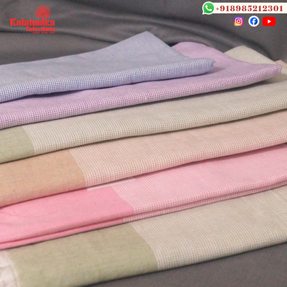 Classic Indian Pure Cotton Towels – Light Pink and Pink with Tassels (30x60)