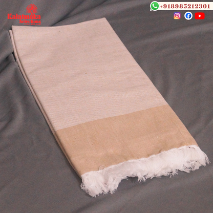 Classic Indian Pure Cotton Towels – Brown and Light Brown with Tassels (30x60)