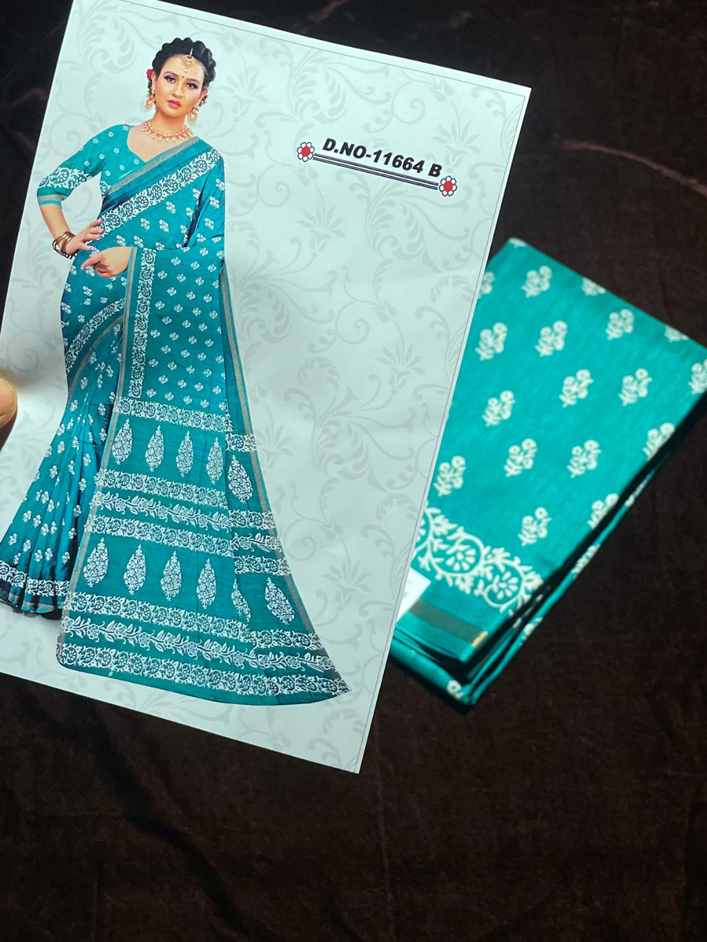 Lightweight Dark Green Tissue Saree with Golden Border